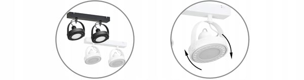 MODERN LED-TAKSPOTLIGHT-LAMPA