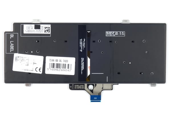 Dell Latitude 5420 5421 5430 5431 7420 7430 7520 7530 tangentbord med LED-belysning