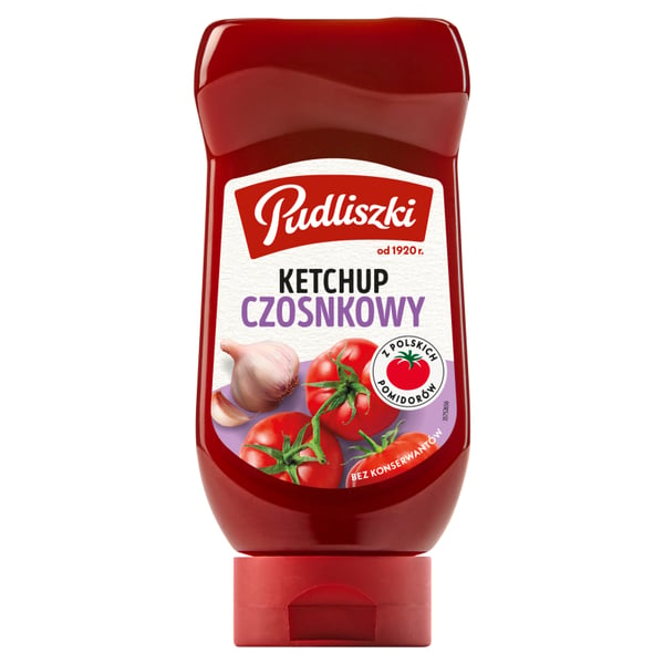 Pudliszki valkosipuliketsuppi 475 g