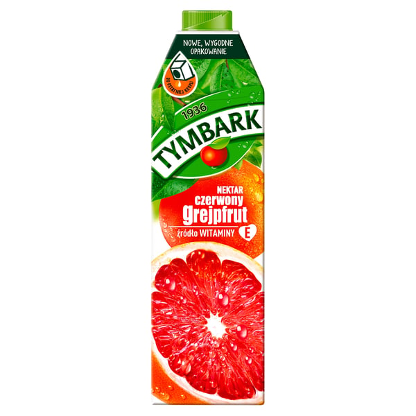 Tymbark rød grapefrugt nektar 1 l Tymbark rød grapefrugt nektar 1 l
