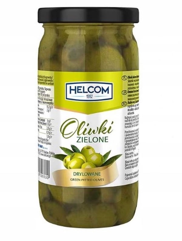 Helcom kivettömiä vihreitä oliiveja 370g