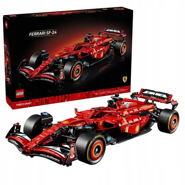 LEGO Technic 42207 Ferrari SF-24 F1 -kilpa-auto