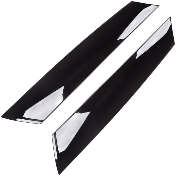 MINI R56 A-stolpe yttre täcklist SVART GLOSS vänster + höger 2 st. SET