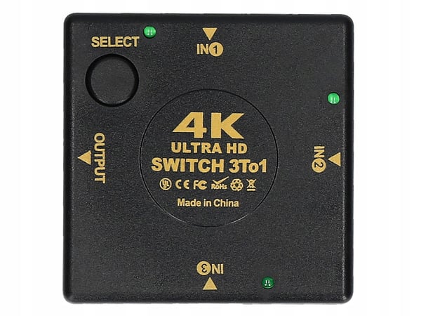 SWITCH 3x HDMI-kytkinjakaja ULTRA HD 4K