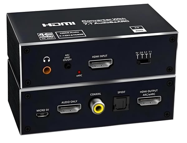 HDMI 2.1 TOSLINK -ulostulo ATMOS 7.1 eARC HDCP 2.3 -muunnin 8K 4K 120Hz