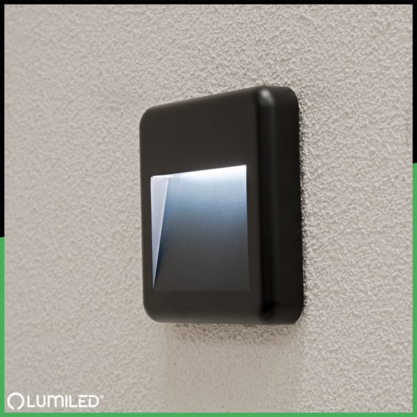 Puutarhan ulkoporrasvalaisin Julkisivuseinävalaisin CCT 3000-6500K LED 4W IP65 VIREO LUMILED