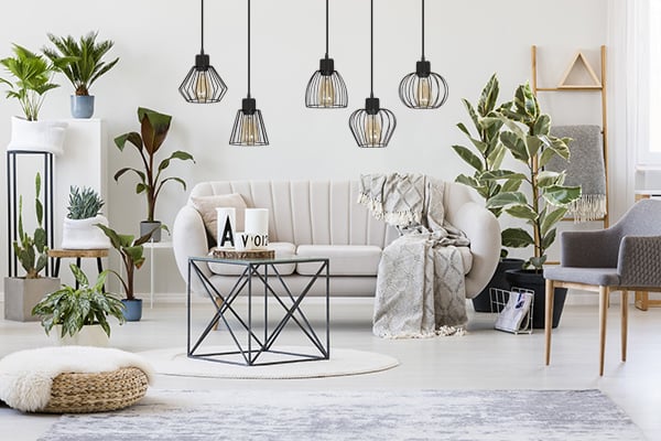 Hämähäkki-riippuvalaisin, eri sävyjä, Loft LED