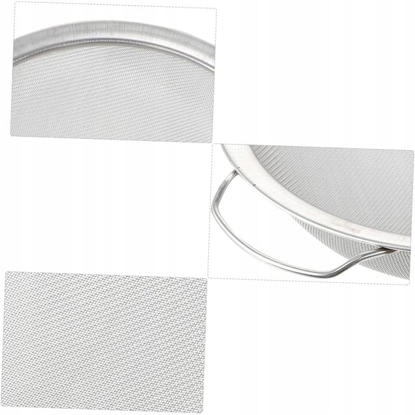 Rosfix sølvfarvet metalsi, diameter 290 mm