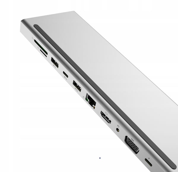 USB-C HUB 11-i-1 HDMI LAN VGA RJ45 SD DOCKING STATION Macbook Pro Air M1 M2