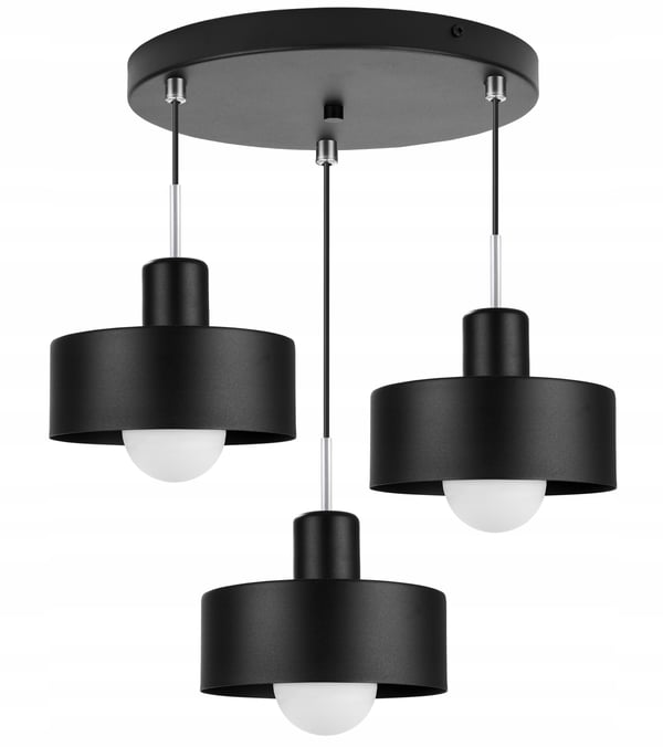 MODERNE LOFTHÆNGELAMPE, METAL LAMPESKÆRM