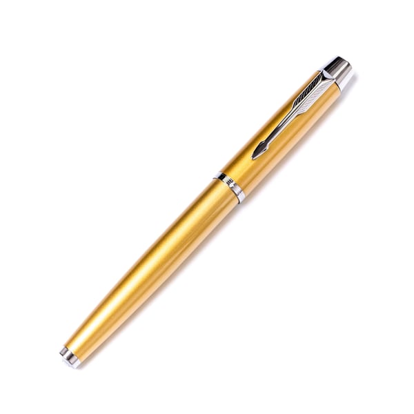 Penna i låda PTN 222-GB-8587 Gul-Silver