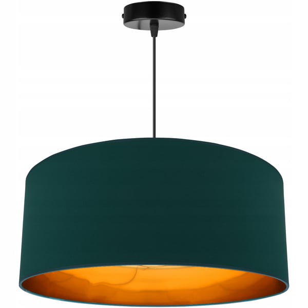 LOFTSLAMPE MED GYLDET LED-SKÆRM