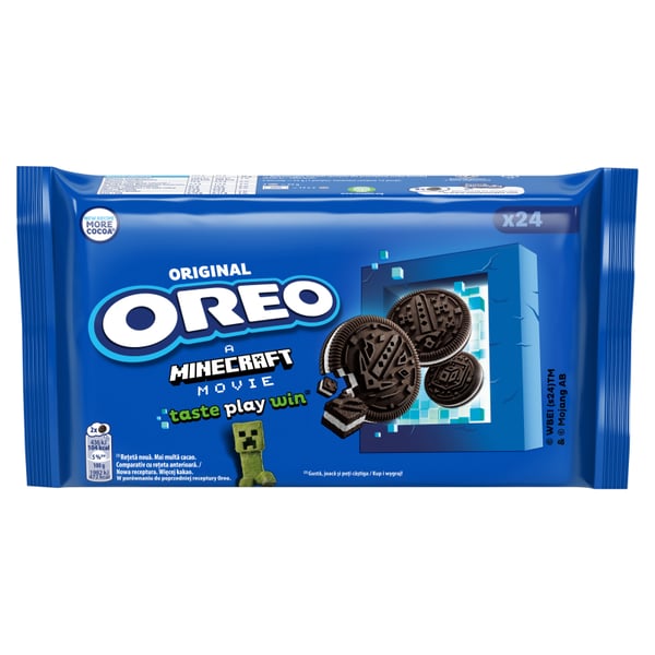 Oreo-kaakaokeksit vaniljatäytteellä 264 g (24 kpl) Oreo-kaakaokeksit vaniljatäytteellä 264 g (24 kpl)