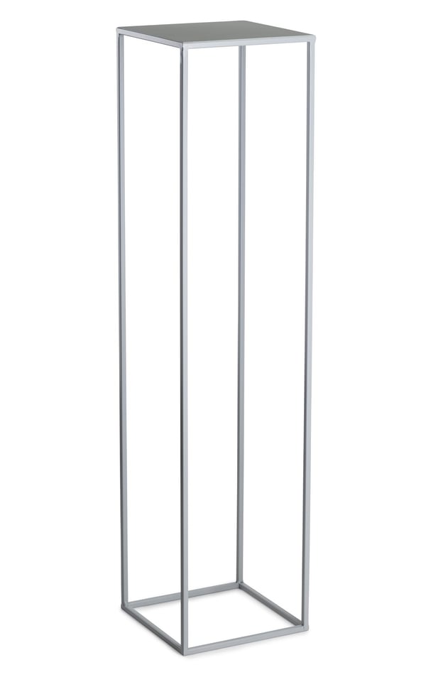 Harmaa seisova kukkateline 100 cm