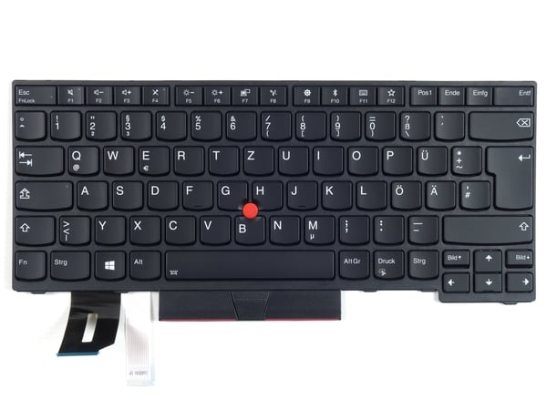 De Qwertz-tastatur til ThinkPad med LED, høj kvalitet - T480s T490 T495 L490
