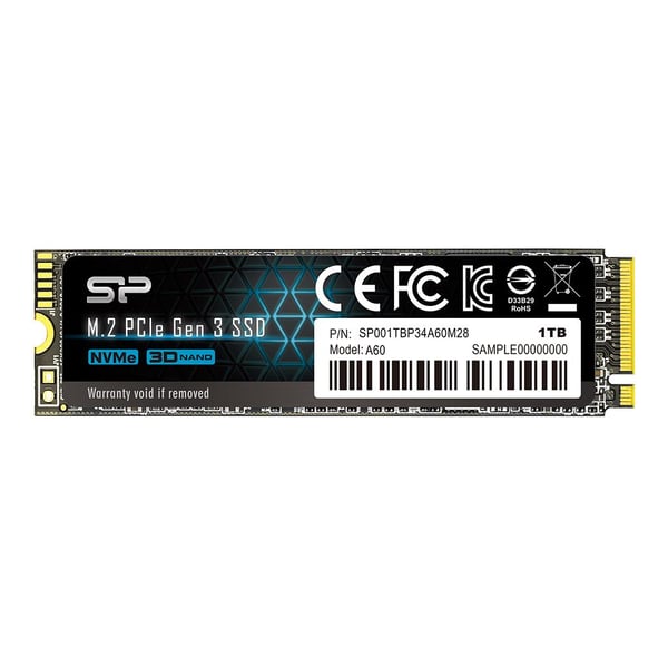 SSD Silicon Power A60 1024GB PCIe Gen 3x4