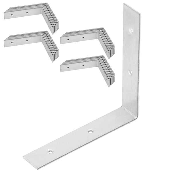Kotarbau® Kirvesmiehen kulmaliitin ruostumatonta terästä sinkittyä 100 x 100 x 20 mm 50 kpl:n sarja