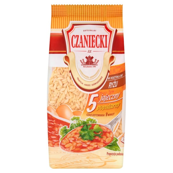 Czaniecki Pasta 5 munaa suosittu riisin muodossa 250 g