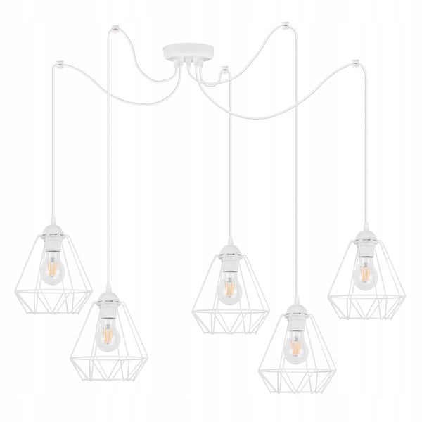 Hængende loftslampe lysekrone SPIDER loft E27 LED
