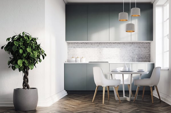 ELEGANT HÆNGELAMPE, GYLDEN LOFTSLAMPE, FLØJLSSKÆRM