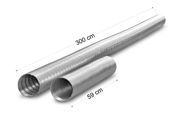 ALUMINIUM FLEXRÖR 95MM - RX 03-005A