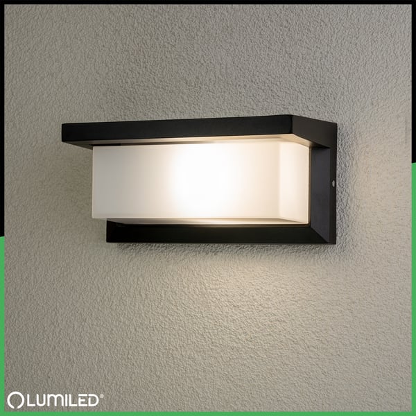 Trädgårdslampa väggarmatur E27 rektangulär LEVIS LUMILED