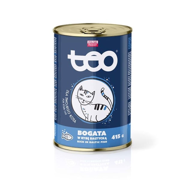 TEO våtfoder för katter rikt på Östersjöfisk 415 g