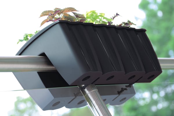 CROWN DCRO600 gelænderblomsterpotte | Antracit