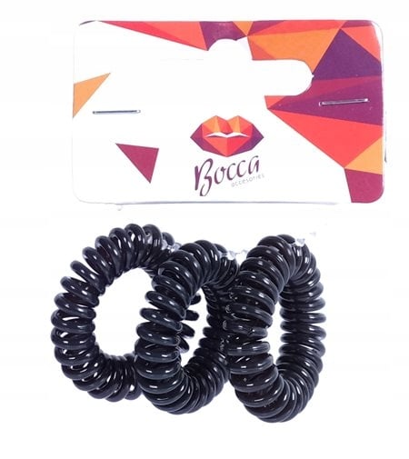 Bocca Beauty silikongummiband med fjädrar