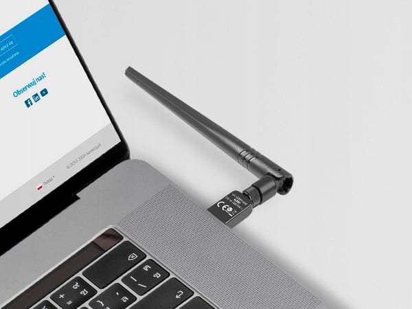 Lanberg N300 USB trådløst netværkskort 1 intern antenne + 1 ekstern antenne