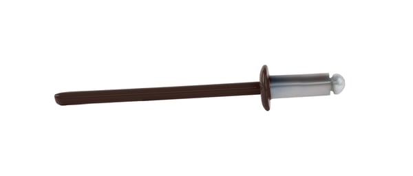 Aluminium öppna nitar 3,2x8mm RAL8017