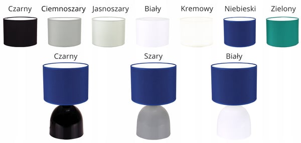 LED-yöpöytävalaisin ja lampunvarjostin