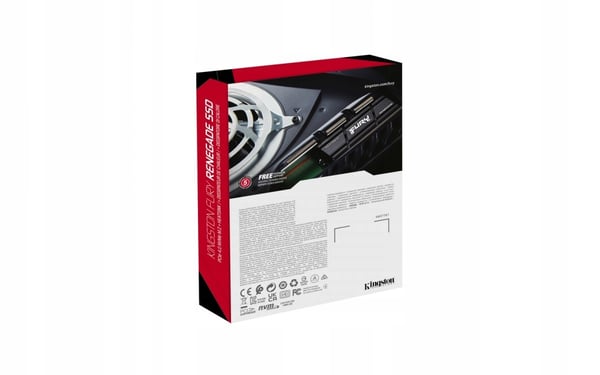 Kingston Fury Renegade 2 Tt:n M.2 NVMe 2280 PCIe Gen 4.0 x4 SSD-levy (7300/7000 Mt/s)