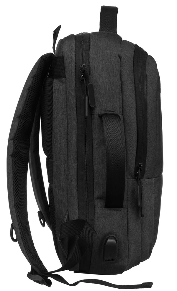 Reseryggsäck med plats för dator och USB-port - Peterson
