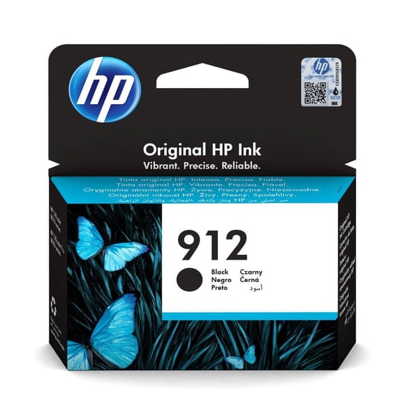 HP 912 musta mustekasetti (3YL80AE)