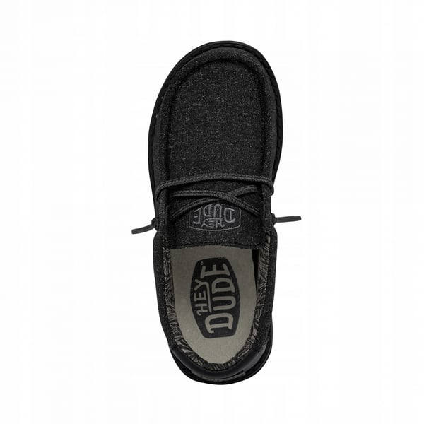 Hey Dude Wally Youth Basic sko sort størrelse 30