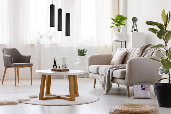 MODERNI KATTOVALAISIN MUSTA LED-VALAISIN