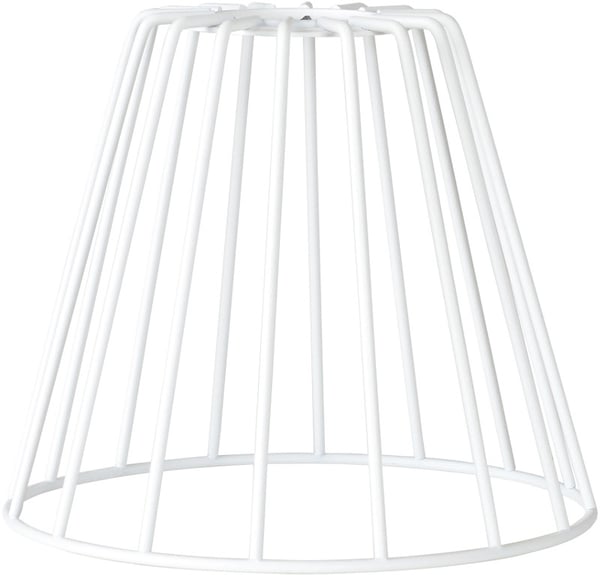 E27 Metal Lampeskærm Hvid Sort til Loft Wire Lamper