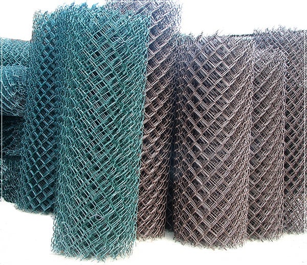 PVC-belagt galvaniseret net 1,0 m 10 MB tråd 2,0 mm sort - S-05R ZN CZ