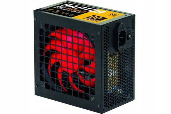 ATX strømforsyning Rebeltec raptor 500W, bronze 80+, enkelt skinne, DC-DC