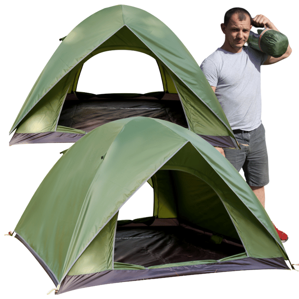 Suuri 4 hengen iglu-turistiteltta 200x200 cm