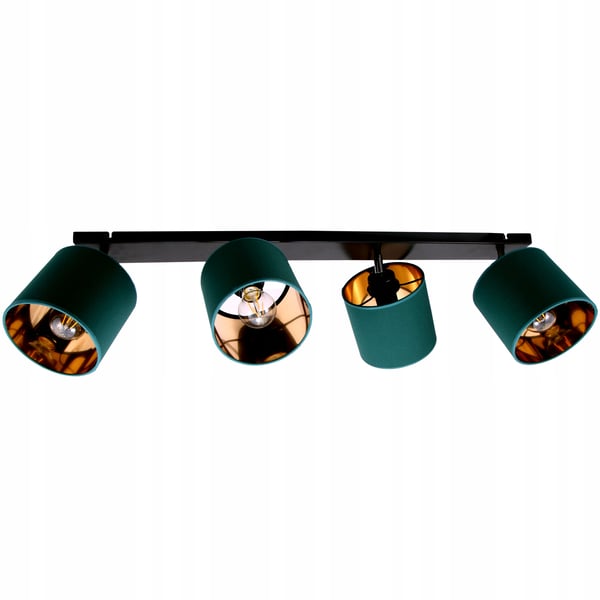 Lofthængende lampe med gylden LED-loftlampe