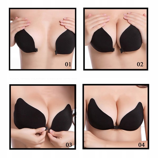 Itsetukeva rintaliivi silikonista, push-up-rintaliivit koko A