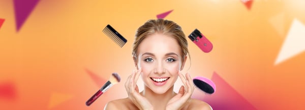 Bocca Beauty hårborste med spegel