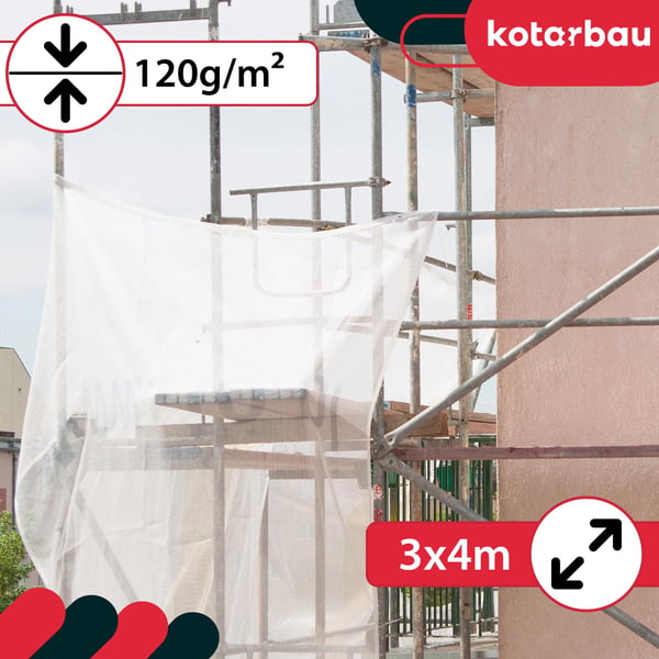 Kotarbau® Pressu Suojaava Suojapeite Vahva Paksu Yleiskäyttöinen Vahvistettu Vedenpitävä Läpinäkyvä Kirkas Kasvihuone 120 G/M2 3X4 M
