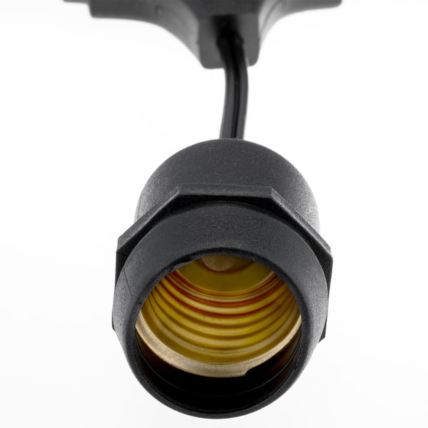 Trädgårdsgirlander utomhus MALUS ljuskedja 10m 10x E27 LUMILED