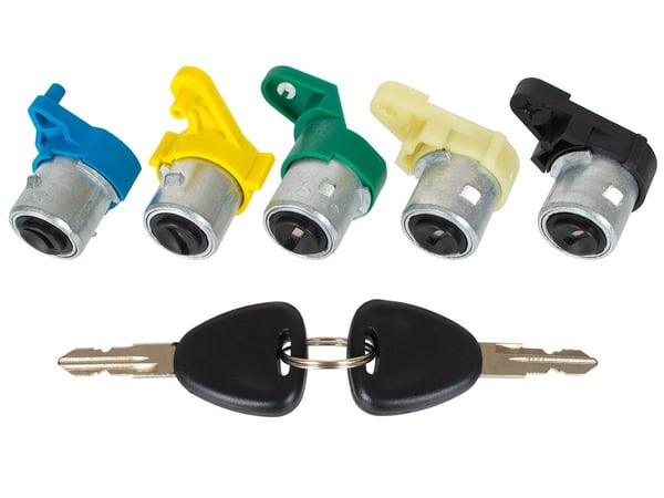 Renault Kangoo I 1997- dörrlåsinsatser 5 delar set