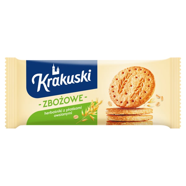 Krakuski-murokeksit kaurahiutaleilla 201 g Krakuski-murokeksit kaurahiutaleilla 201 g