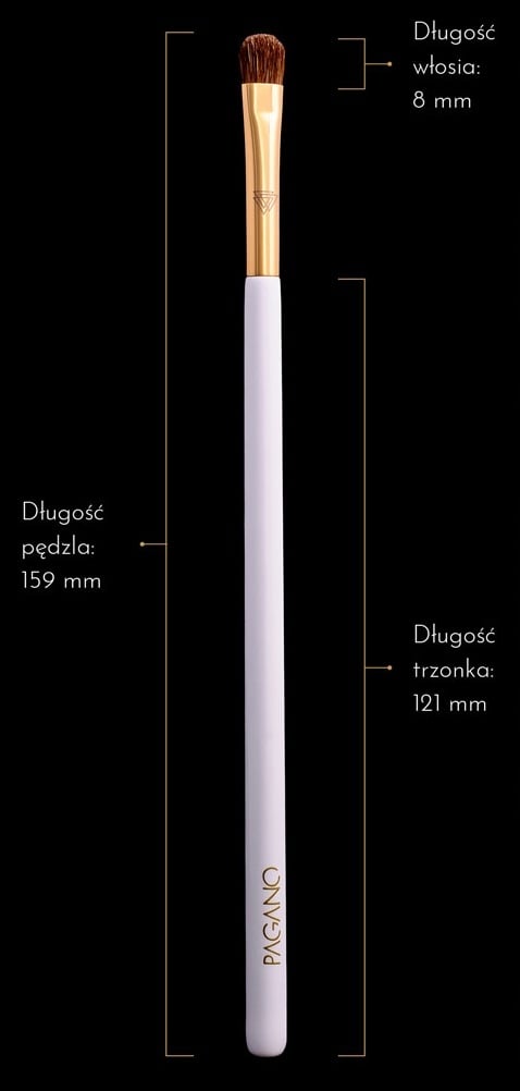 PAGANO Professionell ögonskuggsborste