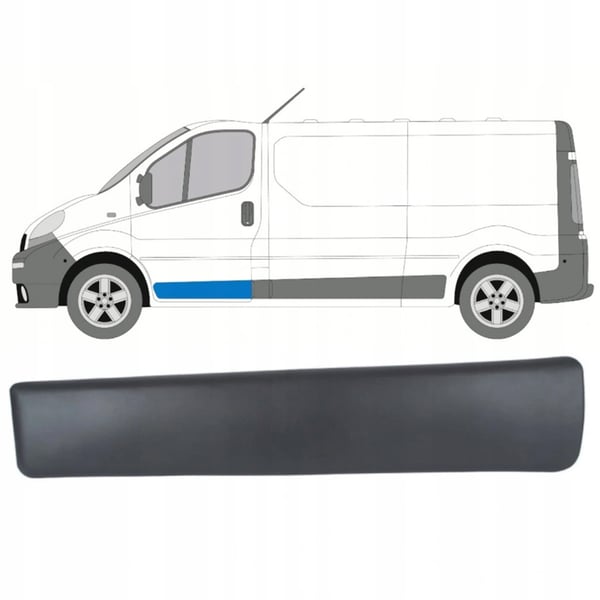 Renault Trafic II 01-13 venstre dørbeklædning foran
